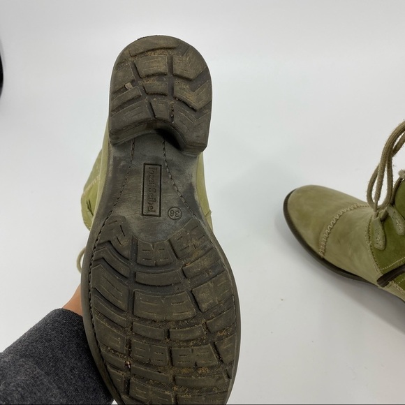 Ugg brown leather lace up ankle shoes - Picture 4 of 8